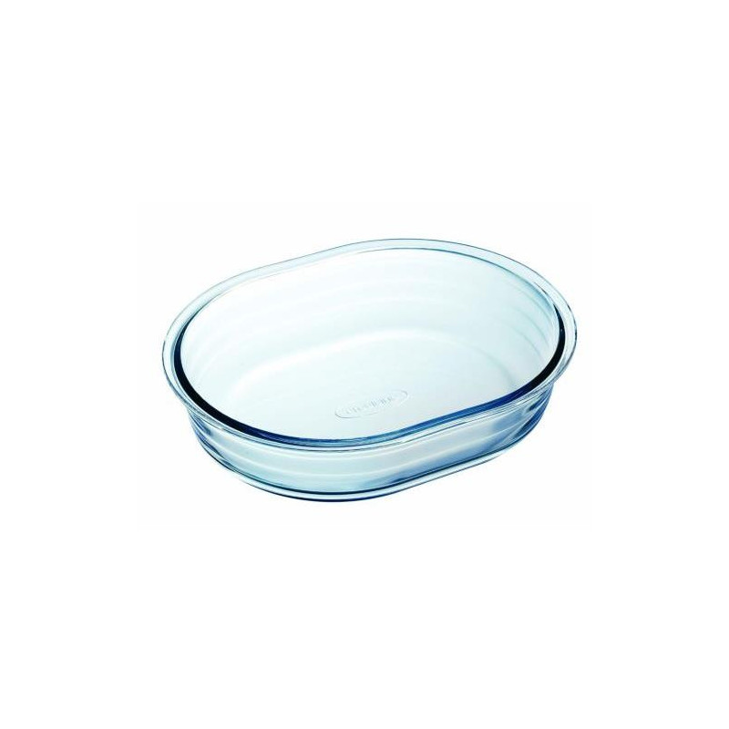 MOLDE VIDRIO TARTA OVAL 25 CM. OCUSINE 4936046