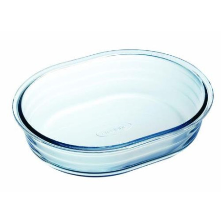 MOLDE VIDRIO TARTA OVAL 25 CM. OCUSINE 4936046