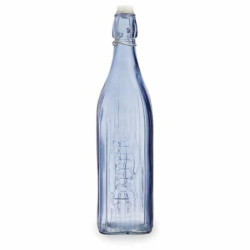 BOTELLA GASEOSA CUADRAD 1L AZUL VIBA QD