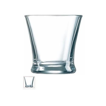 VASO VIDRIO CARAJILLO 11CL (CAJA-12UNID) 1006547