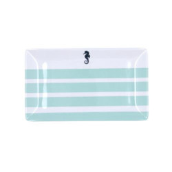BANDEJA RECTANGULAR MELAMINA 25X15X2CM ATLANTIC