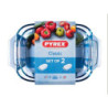 SET 2 FUENTES RECTANGULAR 35X23 30X20 CLASSIC