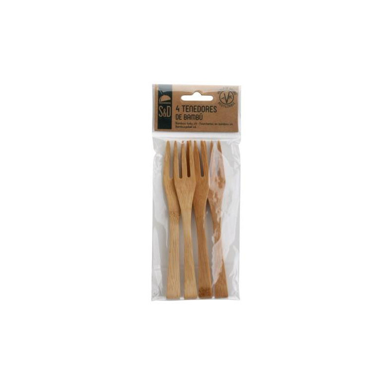 SET 4 TENEDORES BAMBU KA3897