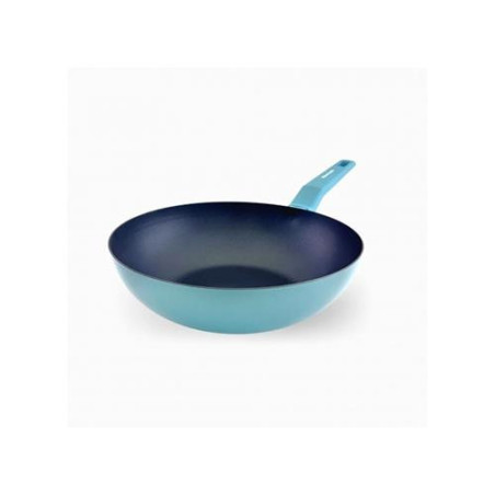 WOK COLORS 28CM BLUE