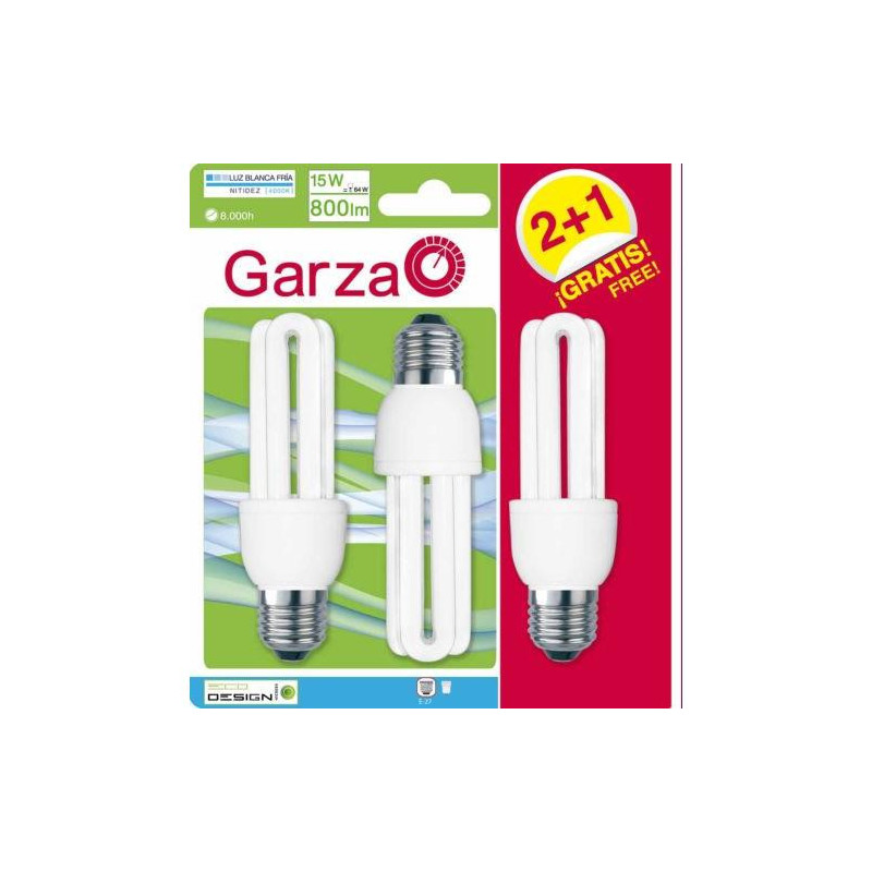 PACK 2 BOMBILLAS 15 W. 4000K E27 400157 PACK 2 BOMBILLAS 15 W. 4000K E27 400157