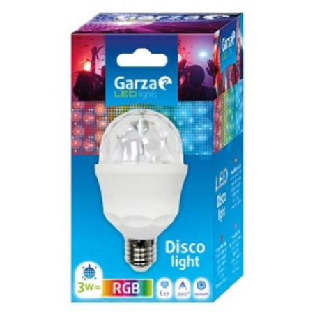 BOMBILLA DISCO LIGHT COLORES CON GIRO E27 BOMBILLA DISCO LIGHT COLORES CON GIRO E27