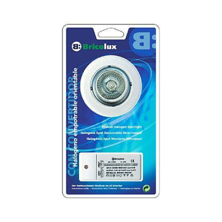 KIT HALOGENO EMPOTRABLE ORIENTABLE CROMO M762447 KIT HALOGENO EMPOTRABLE ORIENTABLE CROMO M762447