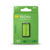 PILA RECARGABLE PRECARGADA RECYKO 6LR61 9V