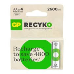 PILA RECARGABLE RECYKO LR6-AA 2700MAH (4UNID)