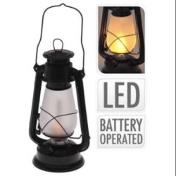 LINTERNA 24 LED EFECTO FUEGO NEGRO CW9000070
