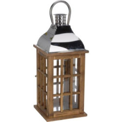 FAROL MADERA METAL MARRON 20X47CM AAE260780