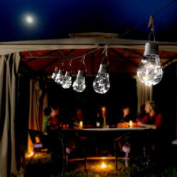 BOMBILLA SOLAR 8 LUCES LED KYU 2016042