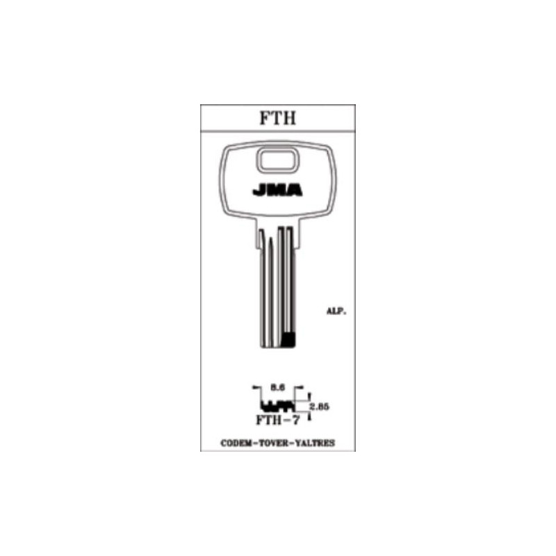 LLAVIN ALPACA SEGURIDAD PARA BATON FTH-7