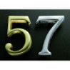 NUMERO LATON/50 NIQUEL SATINADO 6 E31006S