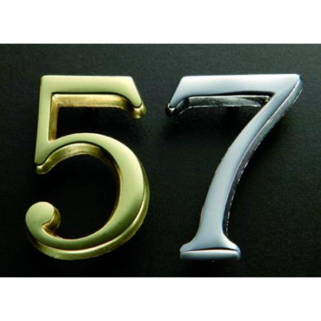 NUMERO LATON/50 NIQUEL SATINADO 8 E31008S