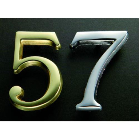 NUMERO LATON/50 NIQUEL SATINADO 9 E31009S