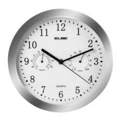 RELOJ DE PARED TEMPERATURA Y HUMEDA - ELBE RP-3005