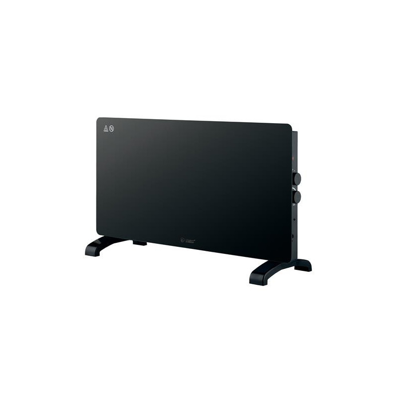 RADIADOR CONVECTOR CRISTAL ZANTHUS MAX 2000W NEGRO