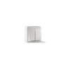 DOBLE INTERRUPTOR SUPERFICIE BLANCO 10A-250V S7000