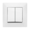 DOBLE INTERRUPTOR 10 AH. 250 V. BLANCO 9303