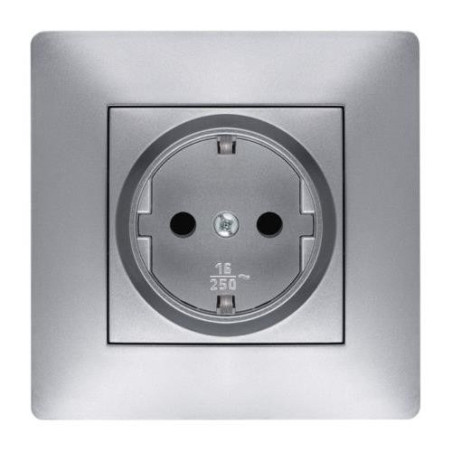 TOMA CORRIENTE 16 AH. 250 V. ALUMINIO 9223