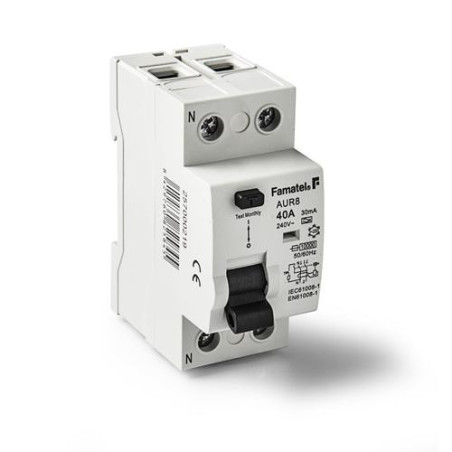 DIFERENCIAL 2P 25 AMPERIOS 30MA 257000044 DIFERENCIAL 2P 25 AMPERIOS 30MA 257000044