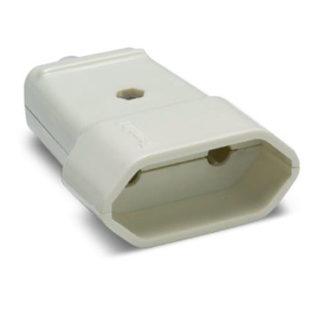 BASE MOVIL 10 AH. 250 V. BLANCA 2002 BLISTER