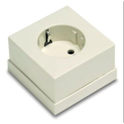 BASE TOMA TIERRA LATERAL SUPERFICIE 5023 BLANCO