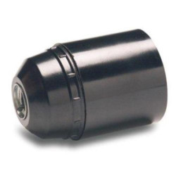 PORTALAMPARAS LISO E-27 NEGRO 161