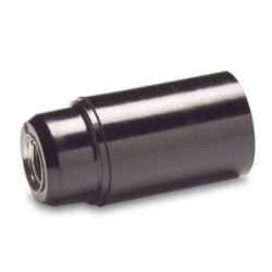 PORTALAMPARAS LISO E-14 NEGRO 461