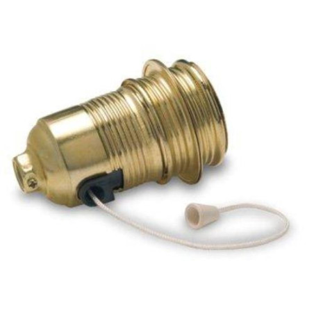 PORTALAMPARAS METALICO INTERRUPTOR E-27 305