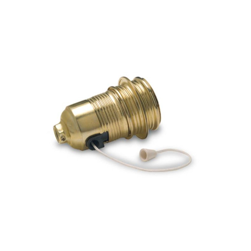 PORTALAMPARAS METALICO INTERRUPTOR E-27 305 BL