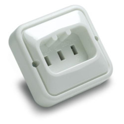 BASE EMPOTRAR TOMA TIERRA 25 AH. 250 V. 2308