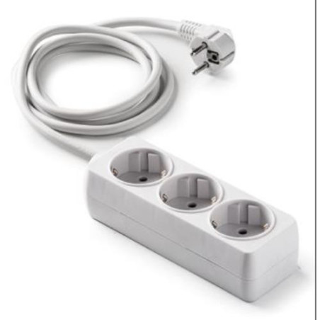 BASE 3 TOMAS/TOMA TIERRA CABLE 1.5 M. 9/503