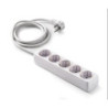 BASE 5 TOMAS/TOMA TIERRA CABLE 1.5 M. 9/505