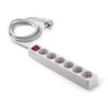 BASE 6 TOMAS/TT. CABLE 1.5 M. C/INTERRUPTOR 9/706