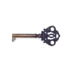 LLAVE LATON E42CU CUERO 40MM 8000/1983