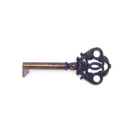 LLAVE LATON E42CU CUERO 40MM 8000/1983