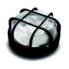 APLIQUE REDONDO E27 100 W. NEGRO 4411G