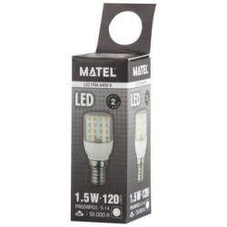 BOMBILLA LED FRIGORIFICO T20 E14 1,5 W FRIA 20746