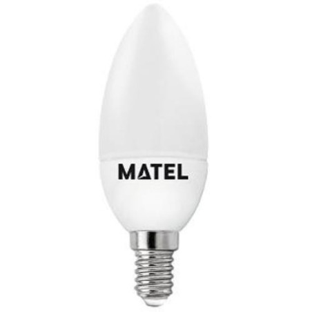 BOMBILLA LED 5 W. VELA E14 LUZ FRIA 21841