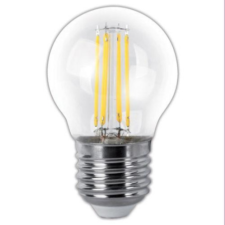 BOMBILLA LED FILAMENTO ESFERICA CLARA E27 4W 400LM