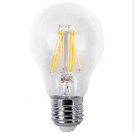 BOMBILLA LED FILAMENTO ESTANDAR CLARA E27 8W 800LM