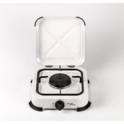 COCINA 1 FUEGO ESMALTADO BLANCA CON TAPA BG01B