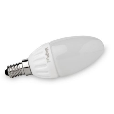BOMBILLA LED VELA MATE 4,5 W. FRIA E14 380 LUMEN