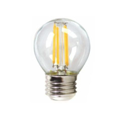 LED ECO FILAMENTO TRANS. ESFERICA 4W E27 3000K