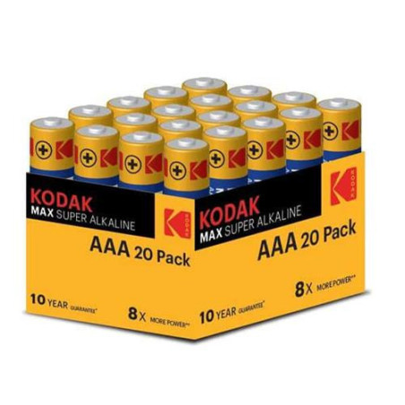 PILA ALCALINA MAX LR3 (AAA) 20U