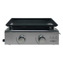PLANCHA GAS ACERO INOXIDABLE 2 FUEGOS PG210IB