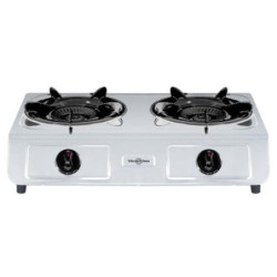 HORNILLO GAS BUTANO 2 FUEGOS INOX 265IB