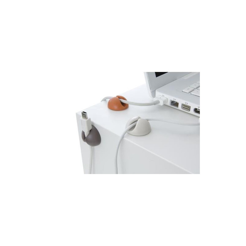 SUJETACABLES ORDENADOR CABLE DROP (PACK-6) SUJETACABLES ORDENADOR CABLE DROP (PACK-6)
